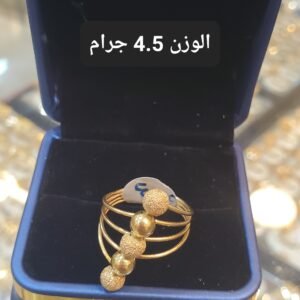 خاتم ذهب دبي الوزن 4.5 جرام